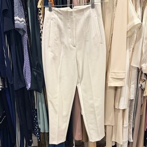Zara White Women's Pants